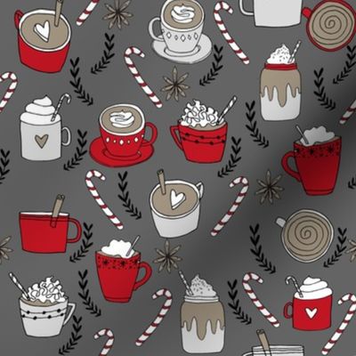 hot chocolate // christmas holiday xmas peppermint latte coffee cocoa peppermint latte