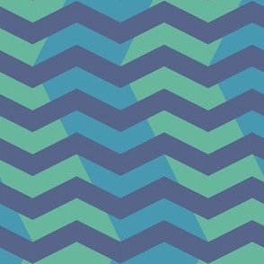 wavy chevron in jazz blues