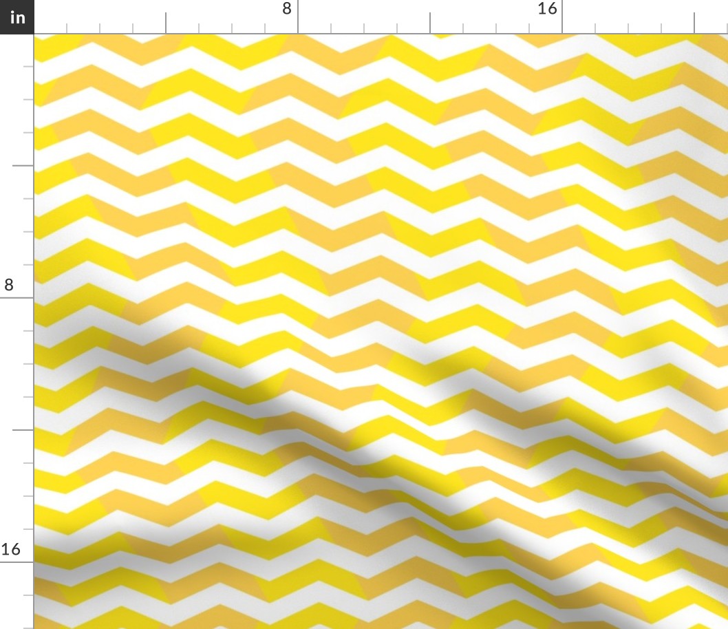 wavy chevron - dotgold