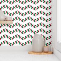 Chevron candy cane