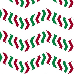 Chevron candy cane