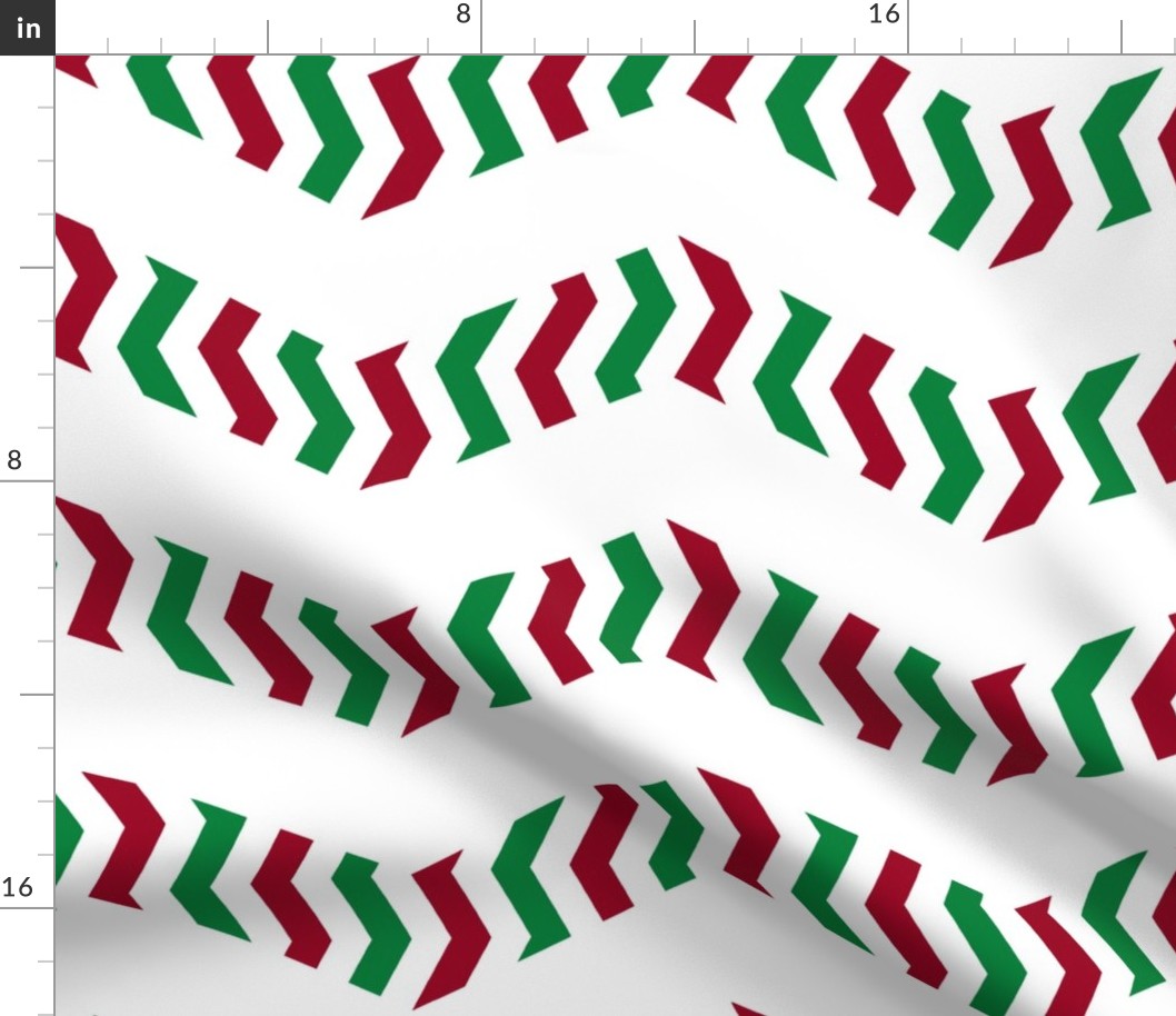 Chevron candy cane