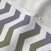 wavy chevron - midsummer lavender grey