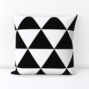 Black and White Alternating Triangles