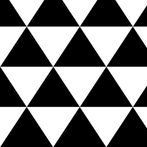 Black and White Alternating Triangles