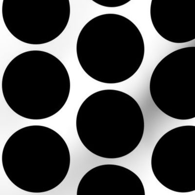 Black Circles on White