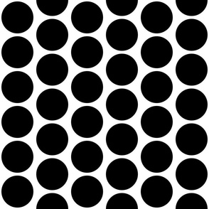 Black Circles on White