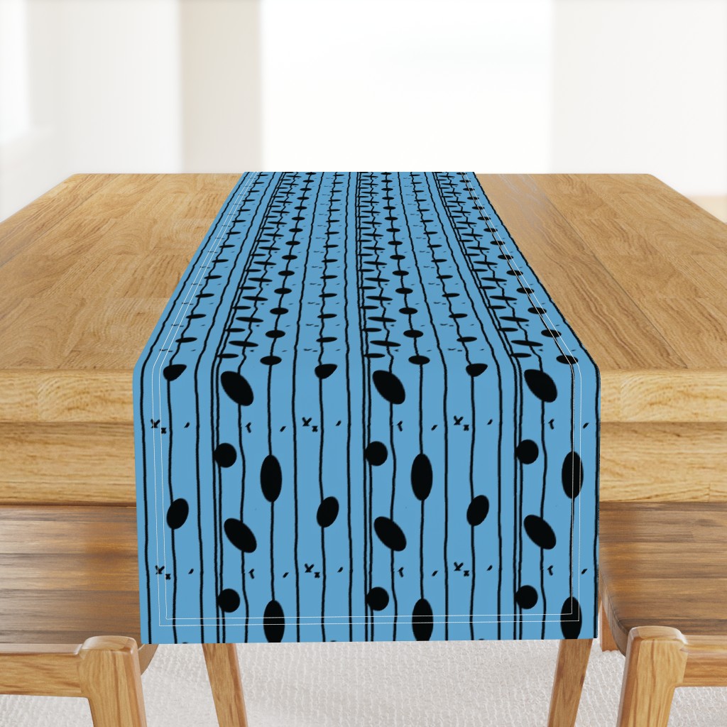 Sally Inspired Blue Pattern