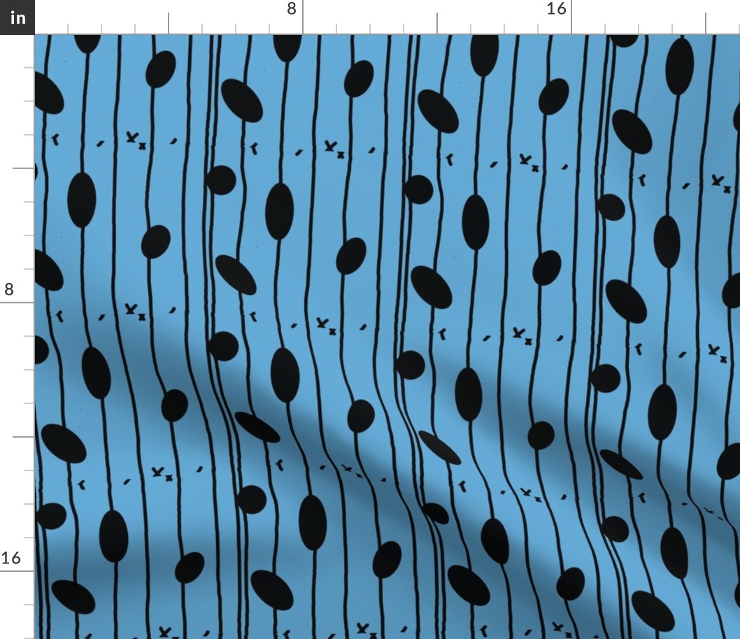 Sally Inspired Blue Pattern