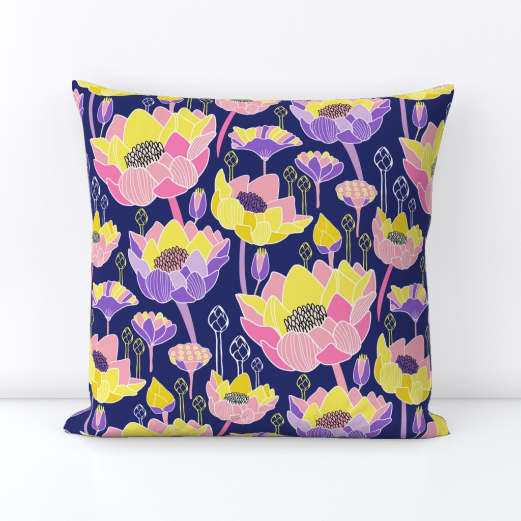 Lotus Blossom Purple