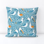 Sea Birds Aqua