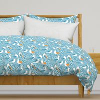 Sea Birds Aqua