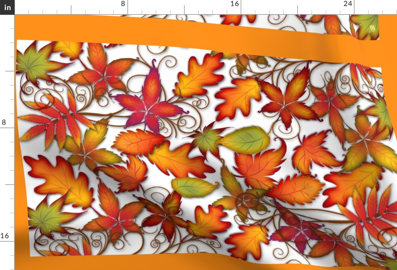 TeaTowel Autumn Leaves