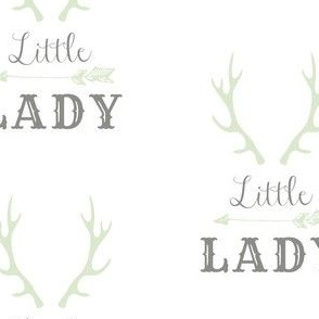 Little Lady in Grey and Mint