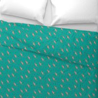 Sweet kangaroo mom and baby down under collection baby teal