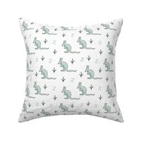 Sweet kangaroo mom and baby down under collection baby mint