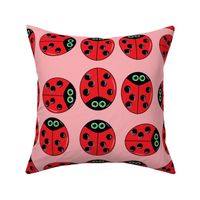 ladybugs  pink