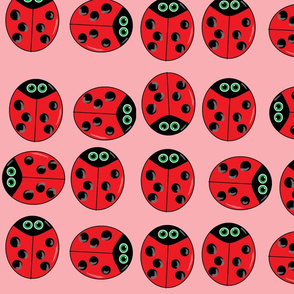 ladybugs  pink