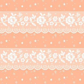 Lacy flowers pink