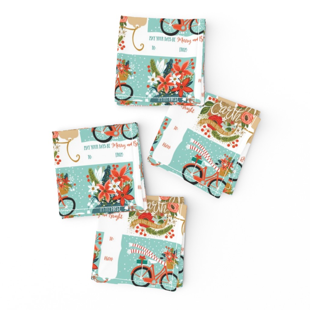 Poinsettia Gift Tags