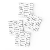 medium little-brother with-arrow-cursive - charcoal