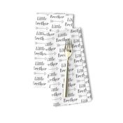 medium little-brother with-arrow-cursive - charcoal