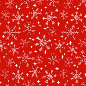 winter snowflakes // red fabric cute christmas winter design best winter fabrics cute christmas fabric by andrea lauren