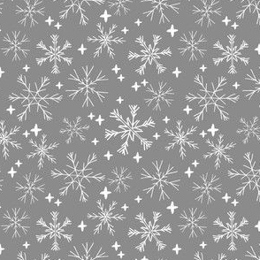winter snowflakes // grey cute snowflakes best winter snow snowflake design by andrea lauren