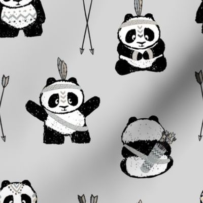 pandas w/ arrows (neutral) || pandamonium