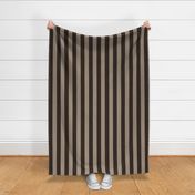 WIDE STRIPES brown v