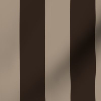 WIDE STRIPES brown v