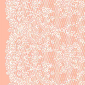 Lace with border