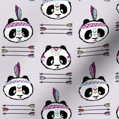 pandas w/ arrow stack (purple) 