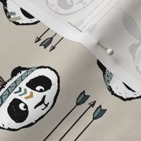 panda w/ arrow stack (green) || pandamonium