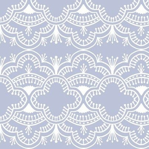 Scallop Lace Mist Mirrored