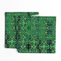  Ethnic Boho Pattern - Green and Purple