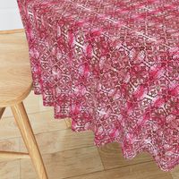  Ethnic Boho Pattern - Terracotta and Pink