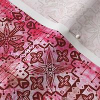  Ethnic Boho Pattern - Terracotta and Pink