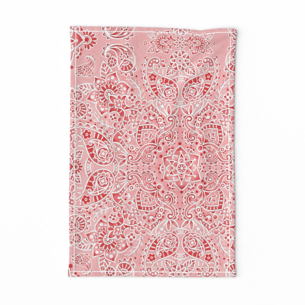 Pink Paisley Bandana