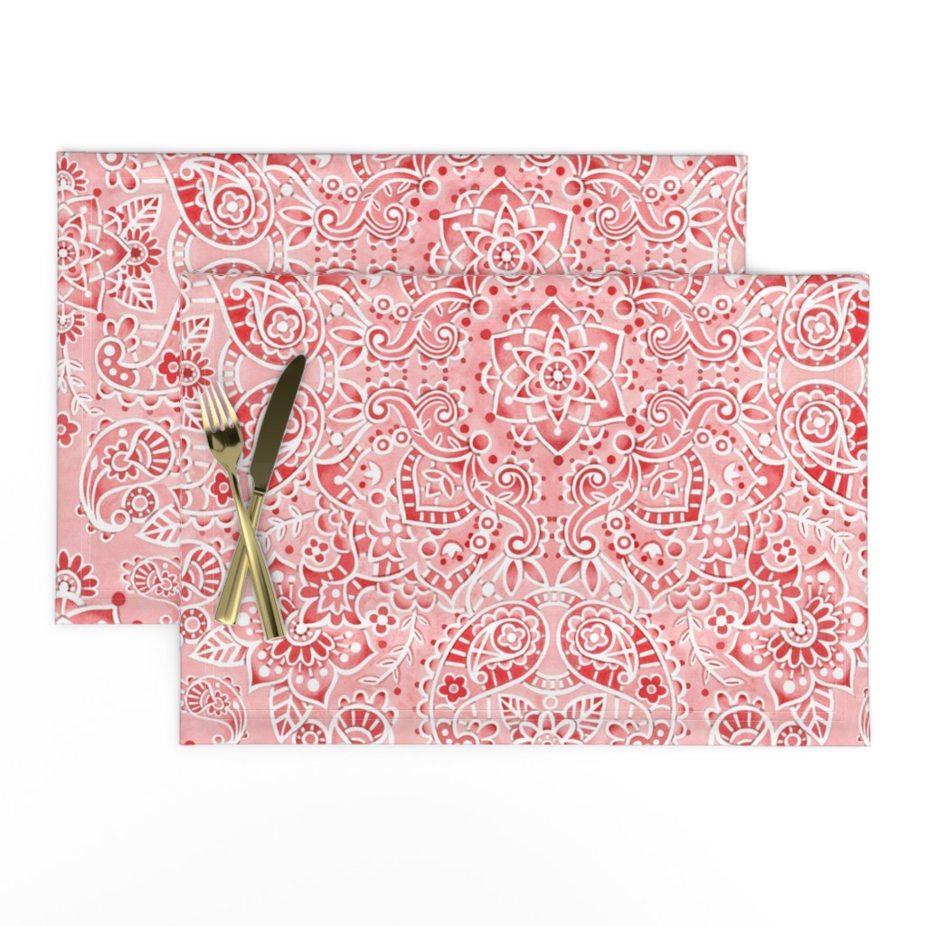 Pink Paisley Bandana