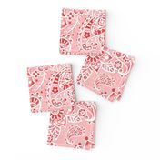 Pink Paisley Bandana