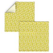 Give A Dog A Bone - Pet Pattern Citron Yellow