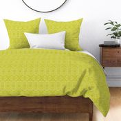 Antique Lace on Linen - Chartreuse