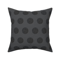 Charcoal Polka Dot with Star Field