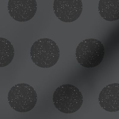 Charcoal Polka Dot with Star Field