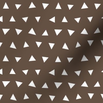 brown triangles, triangle, triangle fabrics baby nursery design coordinating fabric