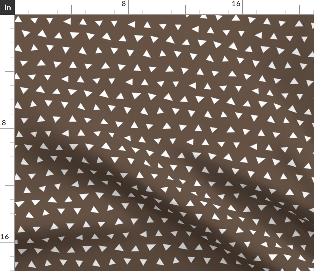 brown triangles, triangle, triangle fabrics baby nursery design coordinating fabric