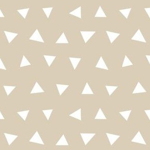 khaki triangles, triangle, triangle fabrics baby nursery design coordinating fabric