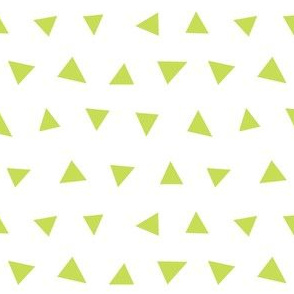 lime green triangles, triangle, triangle fabrics baby nursery design coordinating fabric