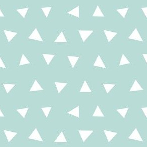 mint triangles, triangle, triangle fabrics baby nursery design coordinating fabric